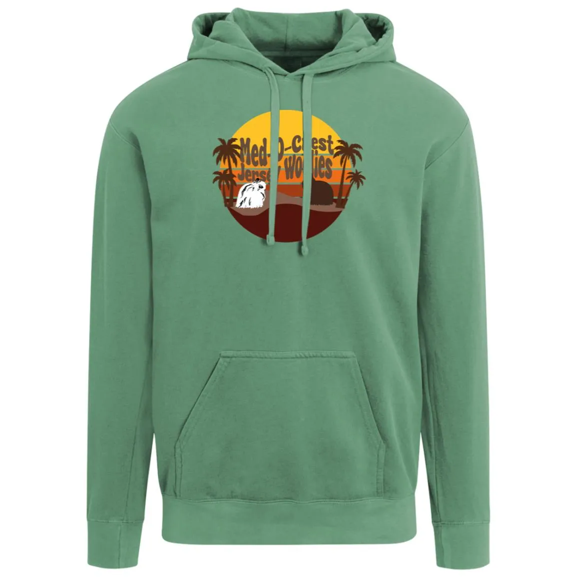 Med-O-Crest Comfort Colors Garment-Dyed Adult Hoodie