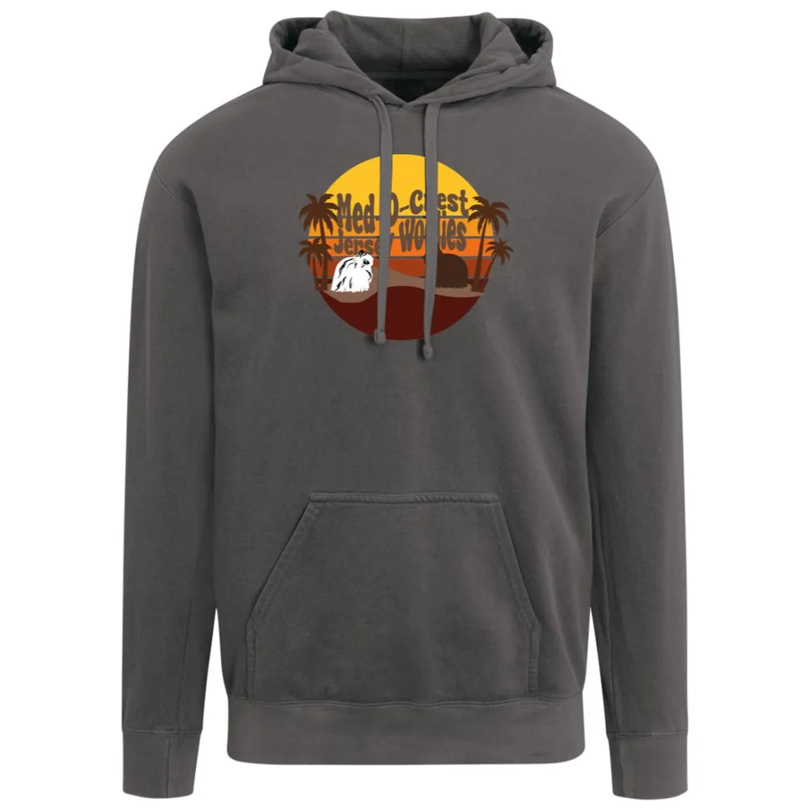 Med-O-Crest Comfort Colors Garment-Dyed Adult Hoodie