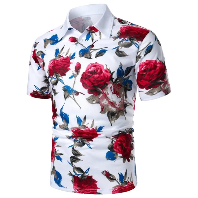 Men Polo Men Shirt Short Sleeve Polo Shirt Contrast Color Polo New Clothing Summer Streetwear Casual Fashion Men Tops