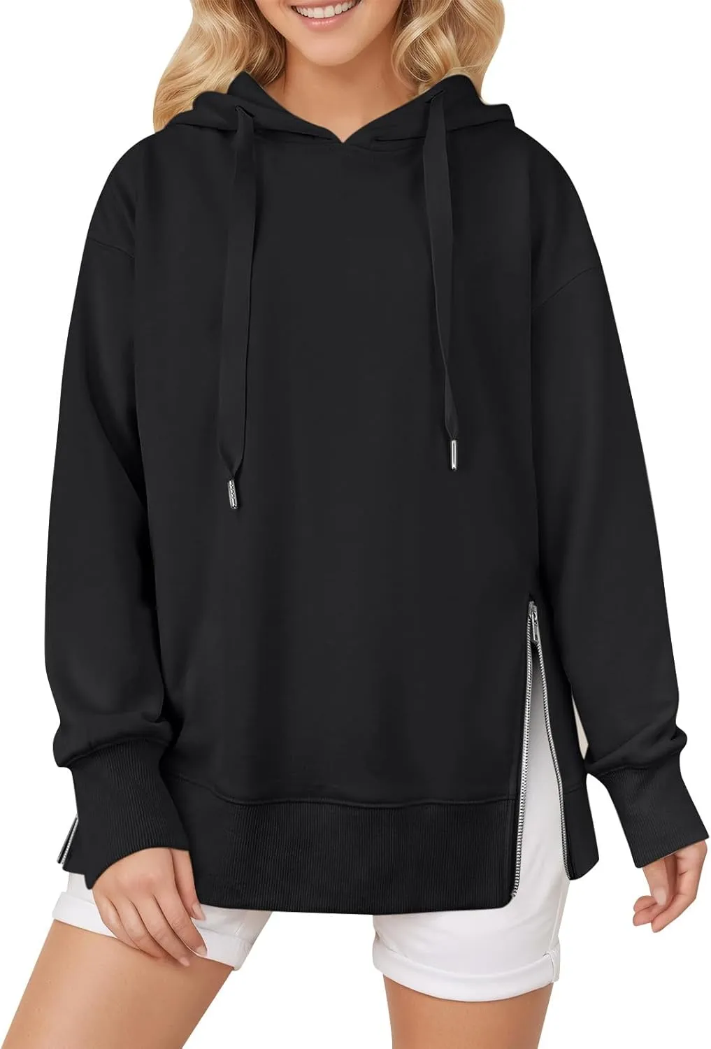 Oversized Hoodies for Women Pullover Fleece Lined Hooded Sweatshirt Teen Girls Cute Fall Sweaters Outfits