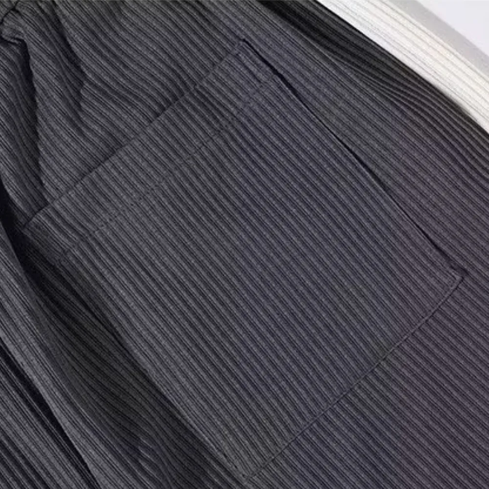 Paneled Drawstring Casual  Sweatpants
