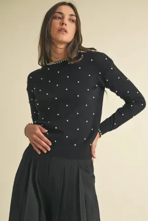 Pearl Embellished Sweater