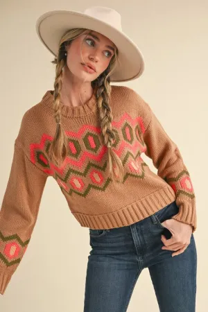 Pink Moose Sweater