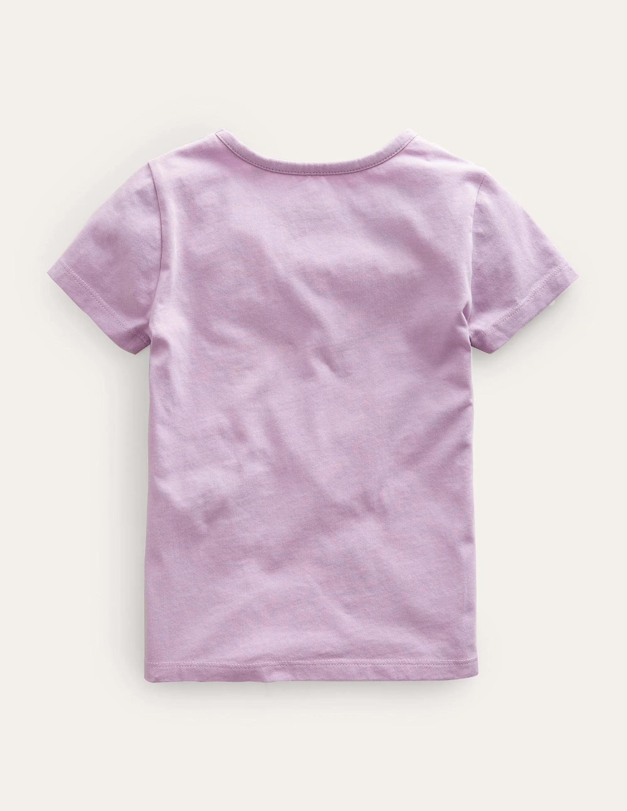Printed Graphic T-Shirt-Sweet Pea Purple Peaches