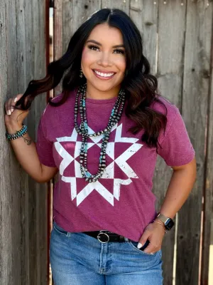 Quilted Aztec in White Ink
