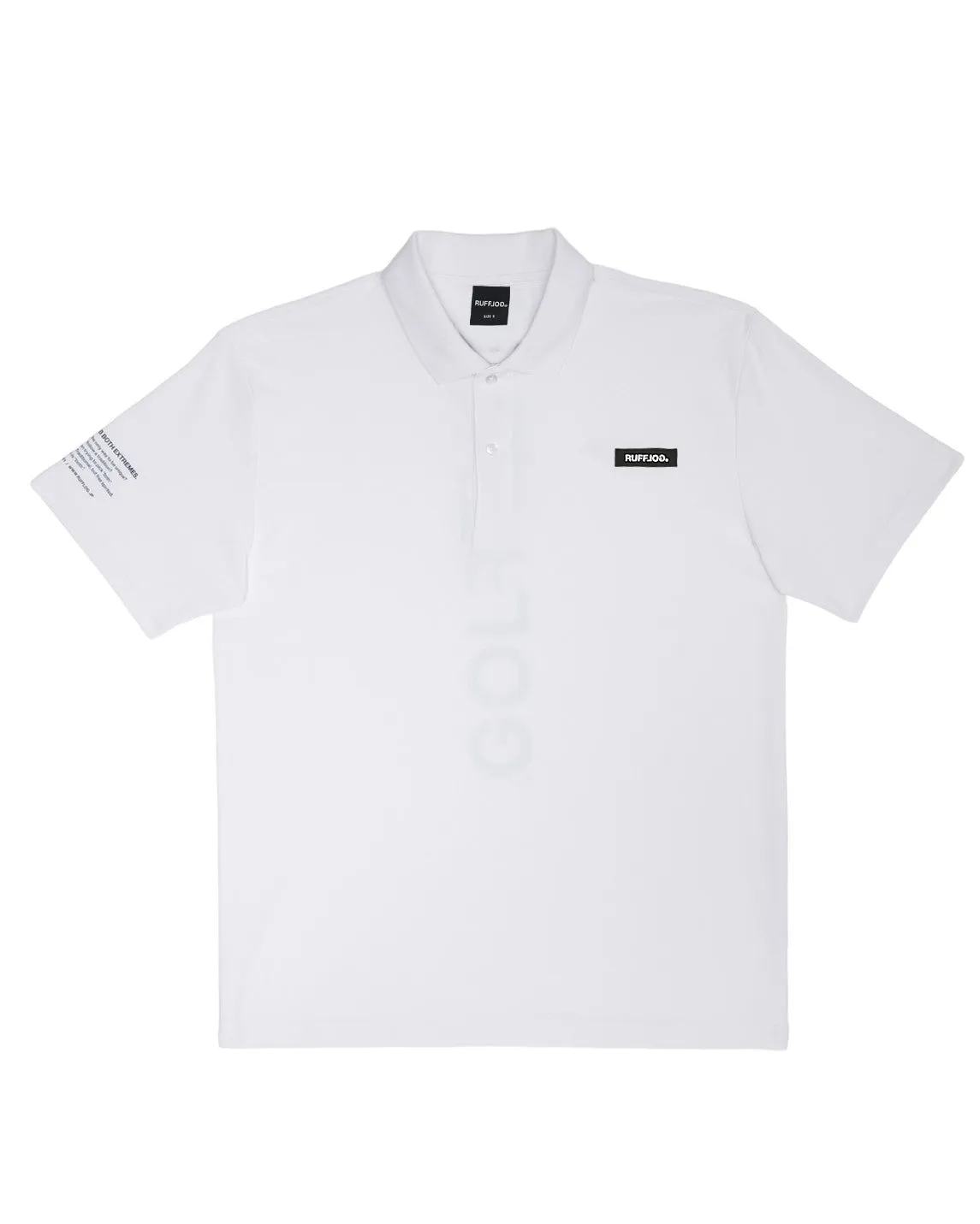 RUFFLOG BREATHABLE POLO WHITE