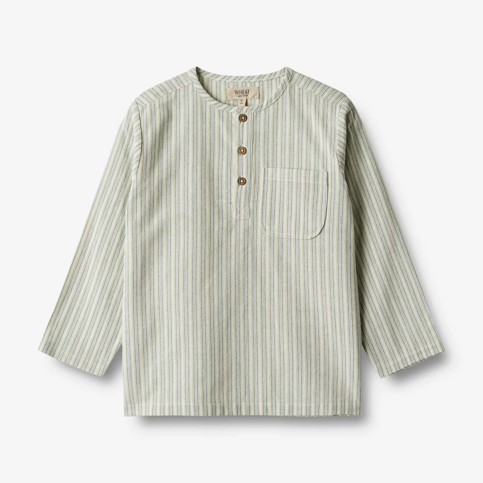 Shirt Bjrk - aquablue stripe