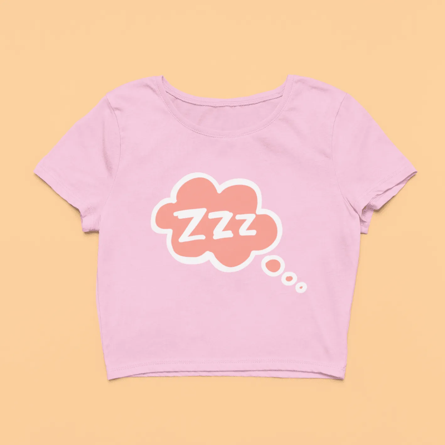 Snoozy Doozy Bubble Crop Top
