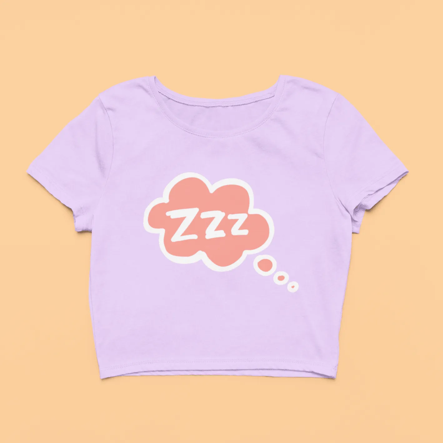 Snoozy Doozy Bubble Crop Top