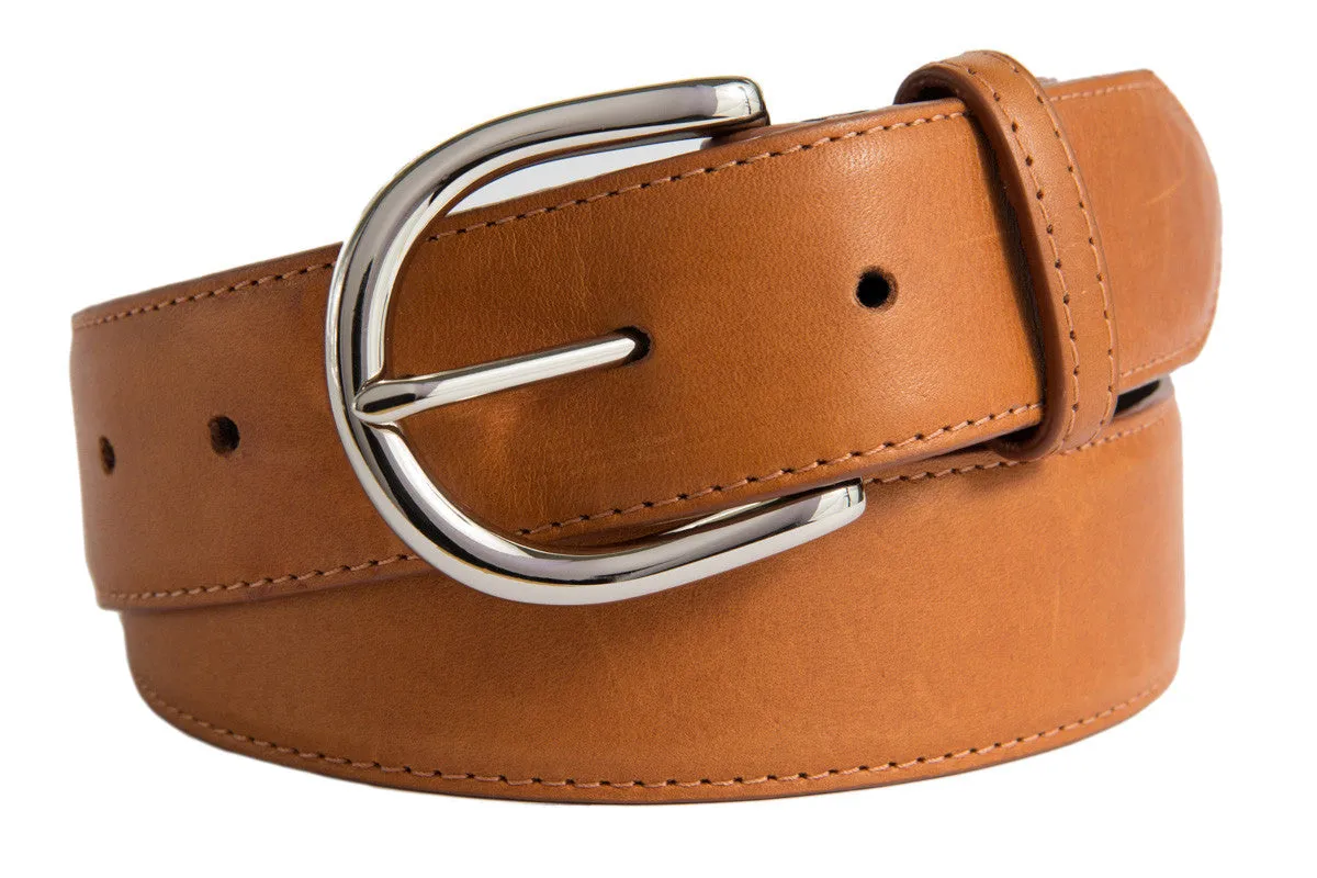 Soho Belt, (1.5") Shiny Silver Buckle