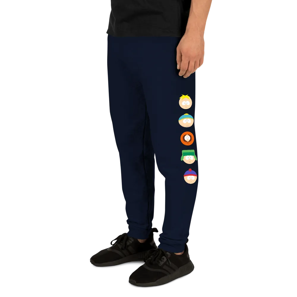 South Park Characters Adult Fleece Joggers