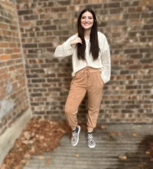 Teddy Suede Joggers