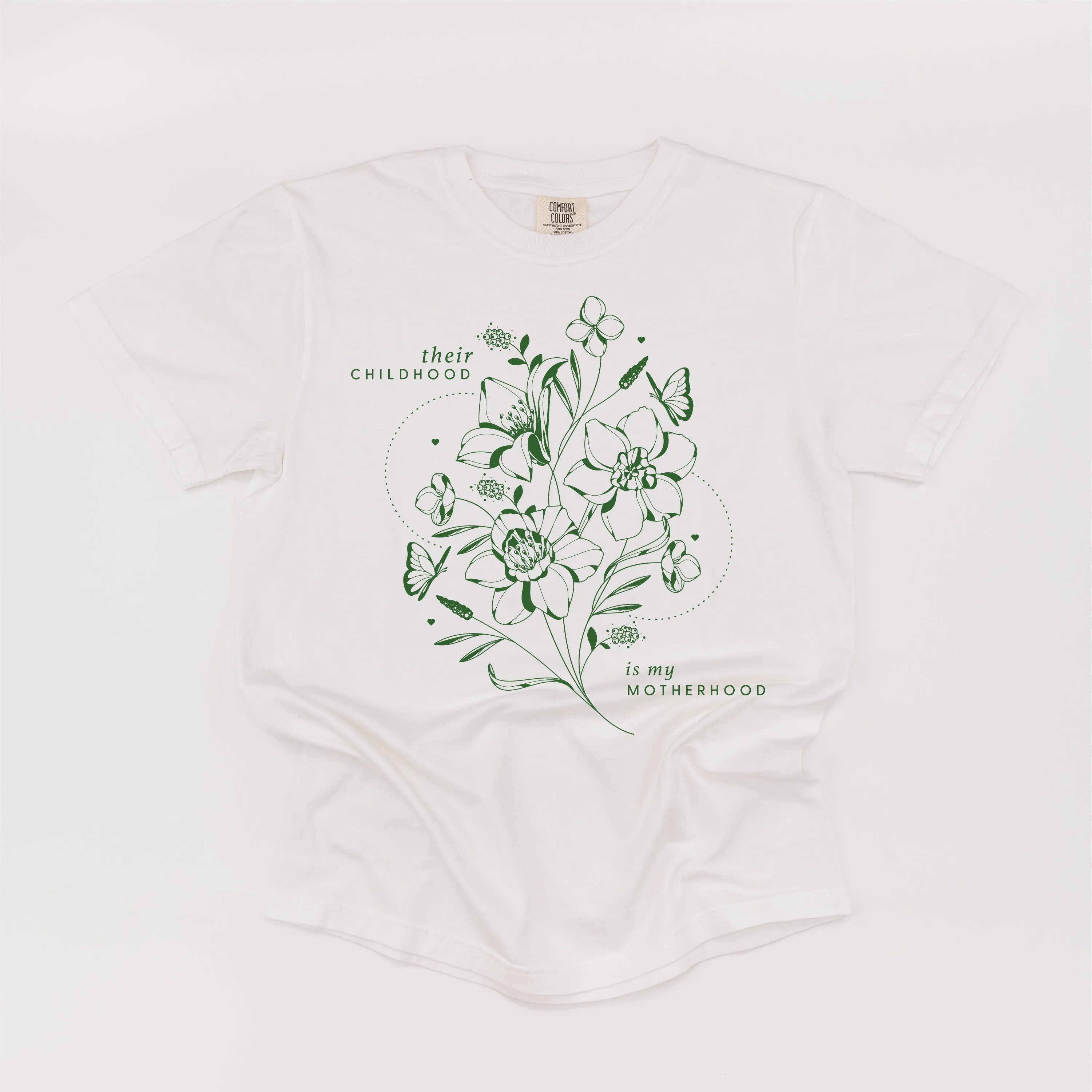Their Childhood is My Motherhood - SHORT SLEEVE COMFORT COLORS TEE
