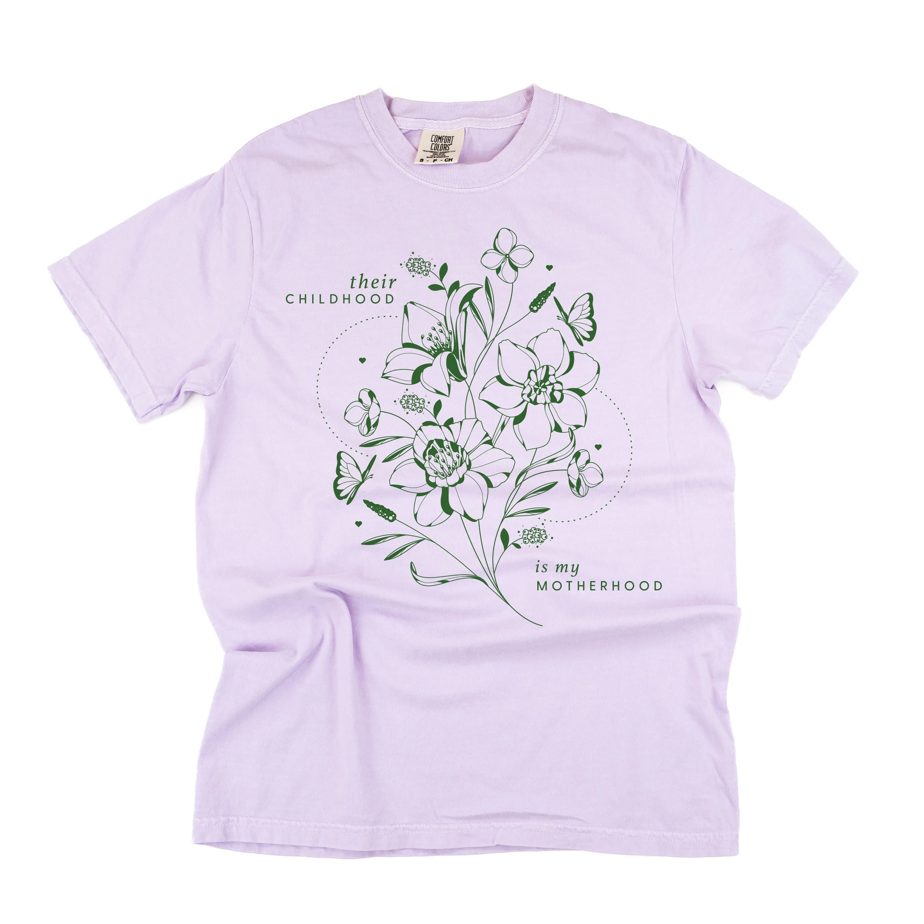 Their Childhood is My Motherhood - SHORT SLEEVE COMFORT COLORS TEE