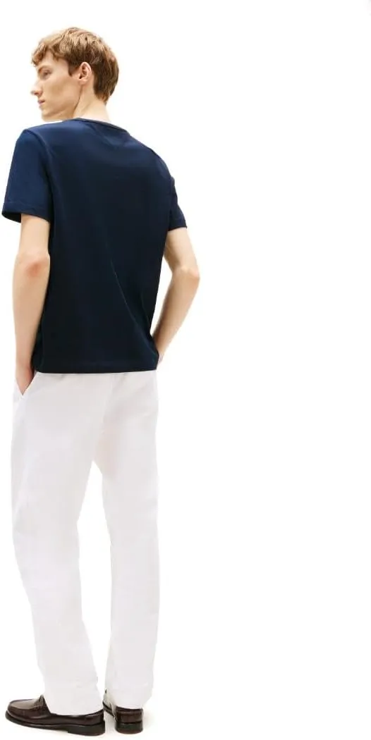 Tommy Hilfiger Men's Short Sleeve Cotton Graphic T-Shirts with Embroidered Monogram Logo