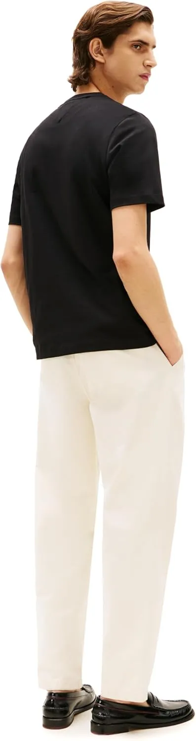 Tommy Hilfiger Men's Short Sleeve Cotton Graphic T-Shirts with Embroidered Monogram Logo