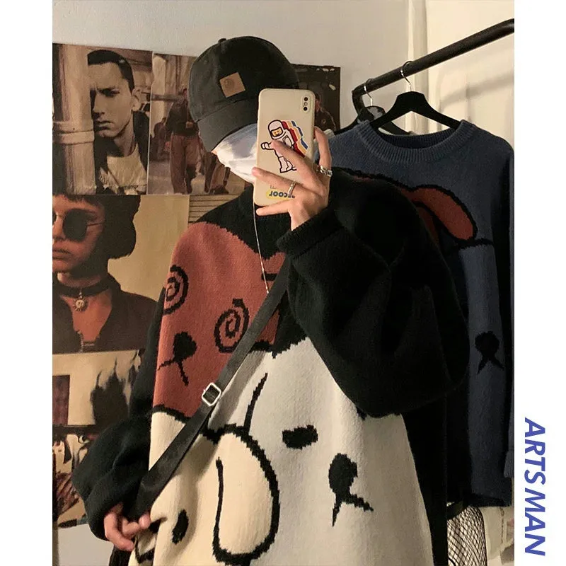 Trendy round Neck Sweater Street Fashion Cartoon