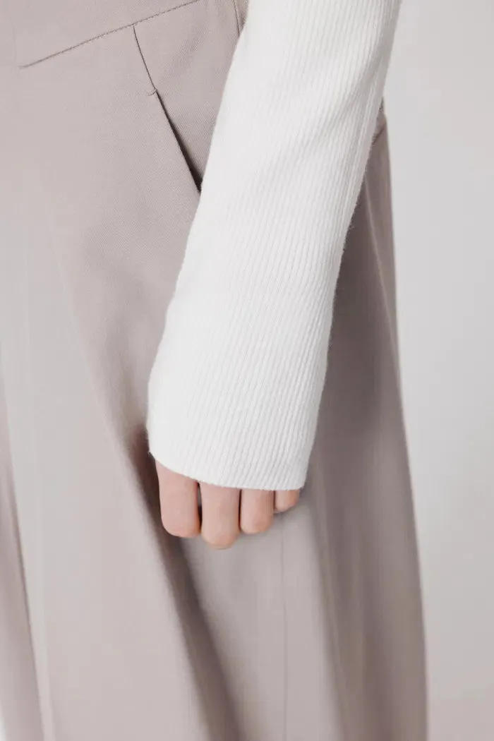 Venus Asymmetrical Sweater in Lyocell Blend