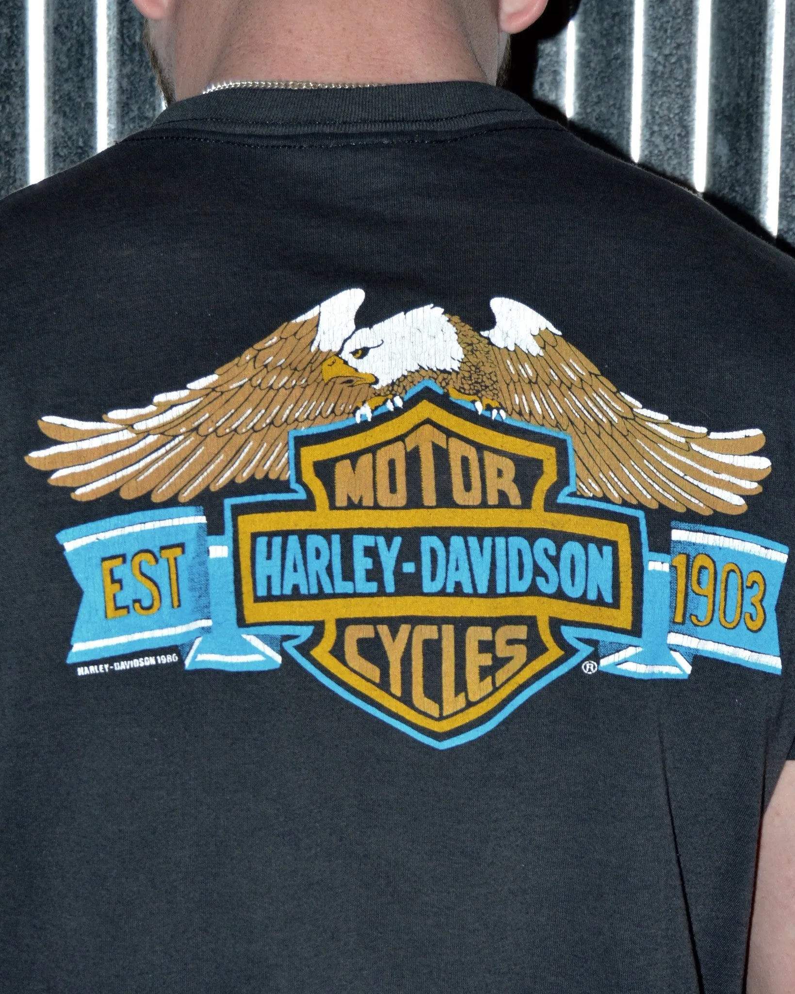 Vintage Harley Davidson American Classic Biker T-Shirt sz M