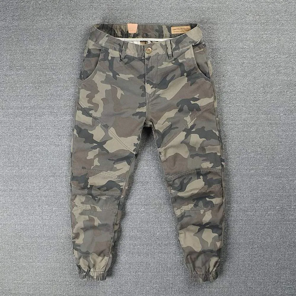 West Louis Streetwear Jogger 100% Cotton Camouflage Pants