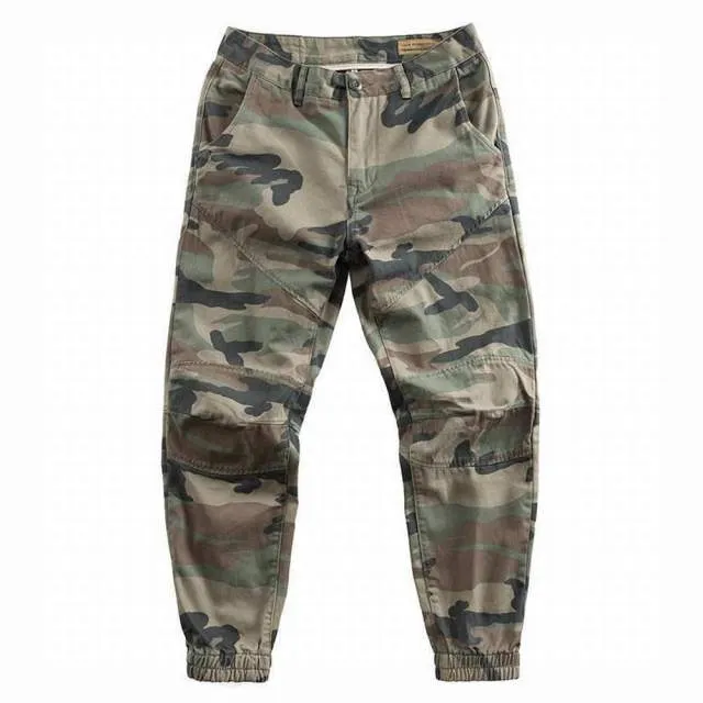 West Louis Streetwear Jogger 100% Cotton Camouflage Pants