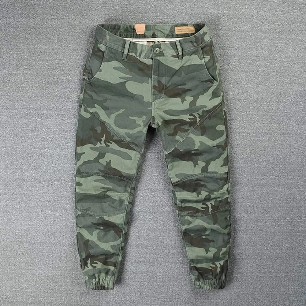 West Louis Streetwear Jogger 100% Cotton Camouflage Pants