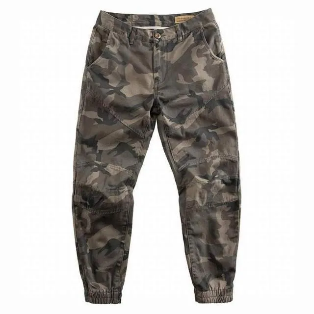 West Louis Streetwear Jogger 100% Cotton Camouflage Pants