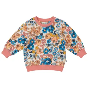 Willa Wildflower Relaxed Terry Sweater