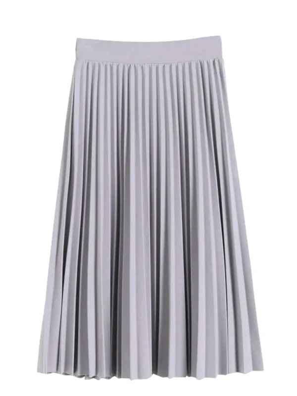 Women's A-Line Skirt Mid Length Skirt