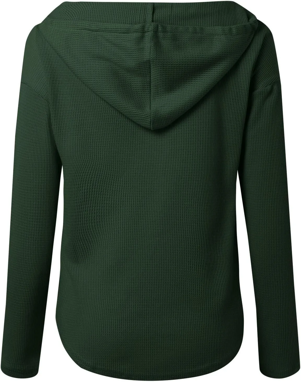Women's V-neck long-sleeved shirt Fall Sweatshirt Loose Fit Casual Tops Trendy Clothing with Pockets 2024