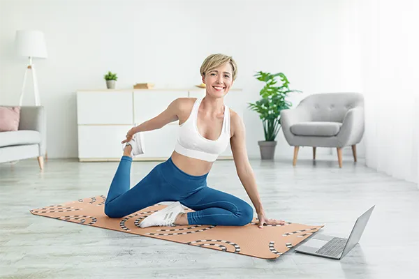 Yune Yoga Non-Slip Pilates Mat CE58