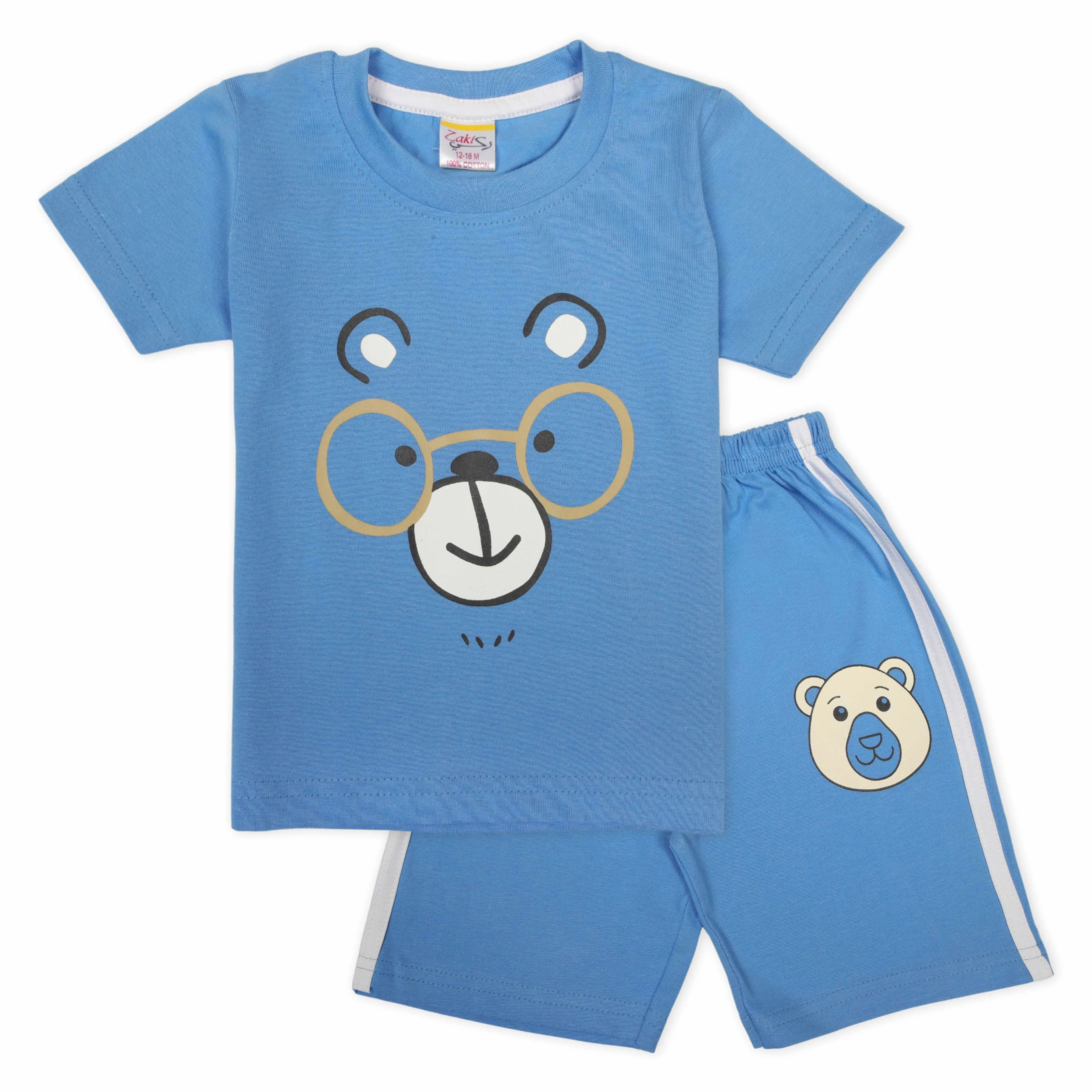 Zaki - Boys 2 Top / 2 Shorts with Bermuda 4 Pcs Set (6-24M)60