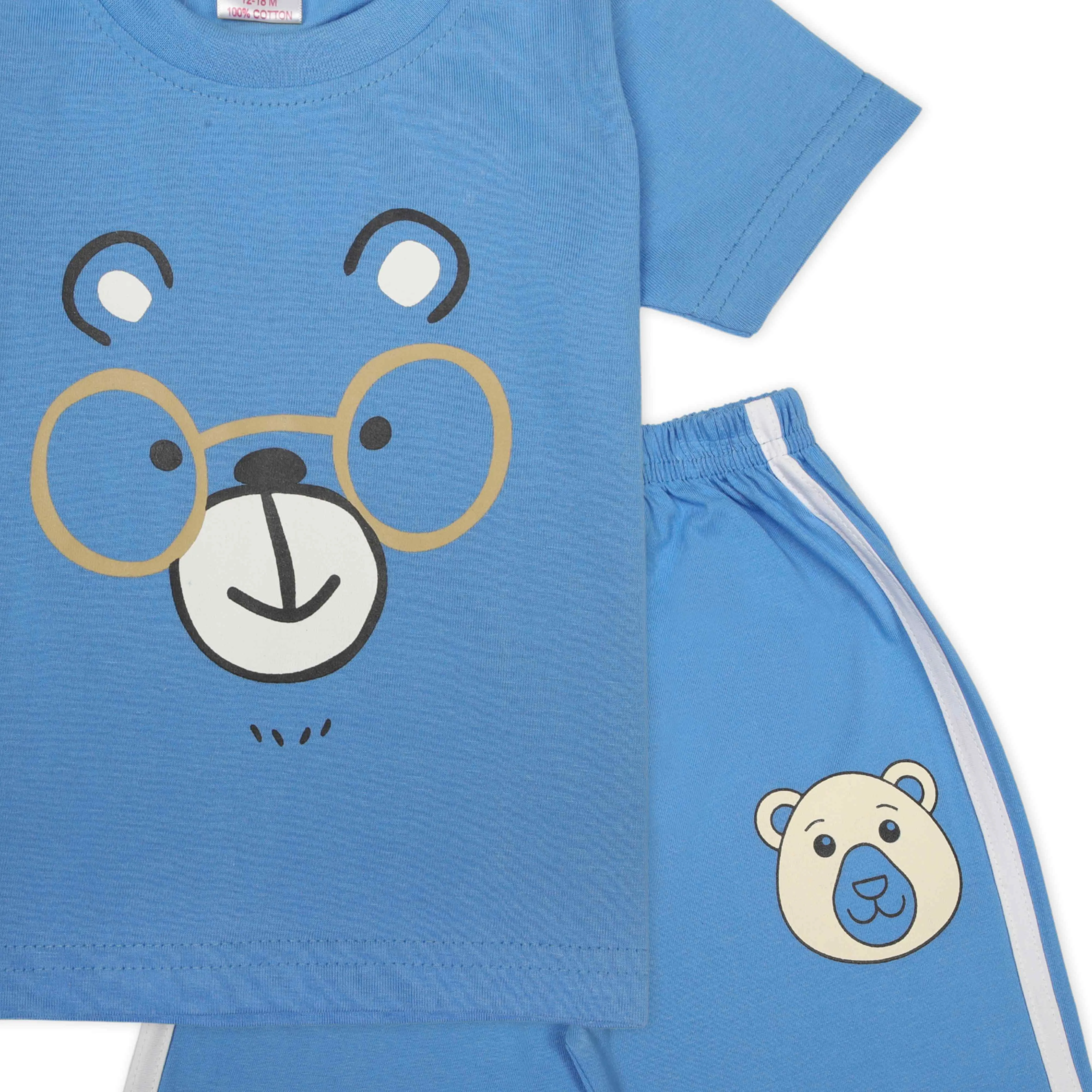 Zaki - Boys 2 Top / 2 Shorts with Bermuda 4 Pcs Set (6-24M)60